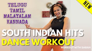 30 minute Nonstop LATEST 2022 SOUTH INDIAN Hits Dance Workout  Tamil Telugu Malayalam Kannada [upl. by Ayela62]