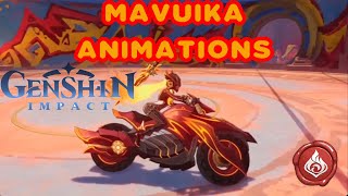 MAVUIKA Animations  Genshin Impact [upl. by Raff]