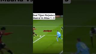 Goal Reijnders Madrid Vs Milan [upl. by Ladnor542]