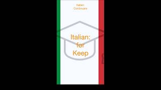 Italian for Keep shorts translation italian [upl. by Norraf]