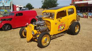 NSRA Supernationals 2022 Hot Rod amp Custom car show American cars in the UK [upl. by Nnayram]