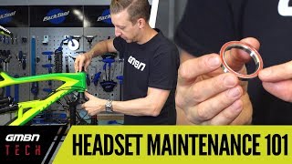 Headset Maintenance 101  How To Overhaul Your Headset Bearings [upl. by Madoc]