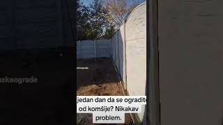 Vas broj jedan za izradu i montazu betonske ograde  JoksStil 0637848421 [upl. by Ayekam742]