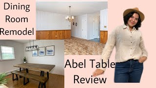 Wayfair Abel Table  Dining Room Remodel  Home Design [upl. by Ingmar]