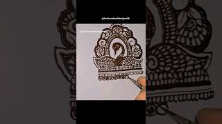 starting mehndi design mehndivideopeacockmehndidesignviralshorttrendingyoutubshort [upl. by Rew]