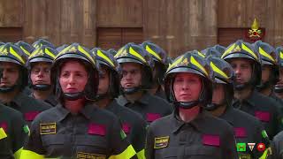 Giuramento allievi Vigili del Fuoco 81° corso  wwwHTOtv [upl. by Uol923]