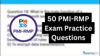 50 PMIRMP Exam Practice Questions [upl. by Anawik]