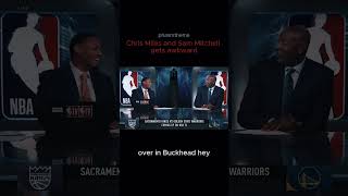 NBA TV pregame gets awkward when one commentator makes a joke about salaries nba [upl. by Inohs305]