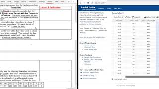 Week 1 Project With Online Statdisk [upl. by Ire]