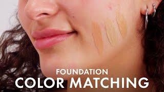 How To Find Your Perfect Foundation Shade Match  Sephora [upl. by Bittner]