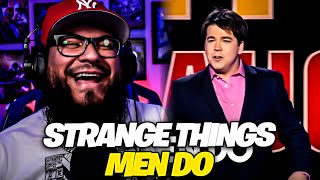 First Time Watching Michael Mcintyre  Strange Things Men Do Reaction [upl. by Htiffirg603]