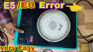 inductionE5 Error problemE5 Error Problem kese thik kareHow to resolve the E5 errorviralvideo [upl. by Walley]