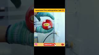 Japanese Fire extinguisher ball facts shorts viral [upl. by Halilak]