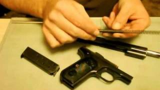 Colt 1903 Model M 32 1st Variation field strip procedure [upl. by Loraine]