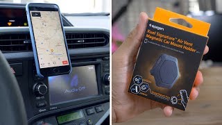 Spigens Magnetic Car Mount Mounting your iPhone made easy Sponsored [upl. by Lindholm]