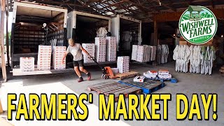 PREPPING AND LOADING TRUCKS FOR FARMERS MARKET DAY [upl. by Hacker]