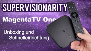 MagentaTV One Box ausgepackt amp schnell eingerichtet [upl. by Sorce]