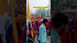 Gurunanak jayanti begins with procession at Asansol shorts sikhism gurunanakdevji short [upl. by Aneret762]