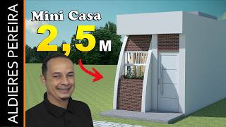 Mini casa com 2 metros e meio – Para até duas pessoas [upl. by Annaeel209]