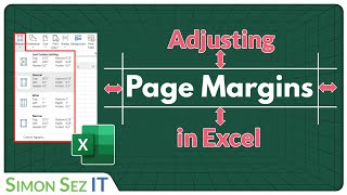 Changing the Margins in Microsoft Excel [upl. by Voltz]