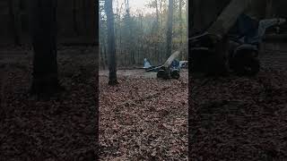 OFFGrid Ford superduty V10 triton vs 75 ft dead ash tree [upl. by Esemaj]