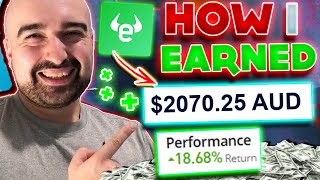 How I Earned 2070 Trading  eToro Review 2024 My Guide amp Beginner Tutorial [upl. by Toback]