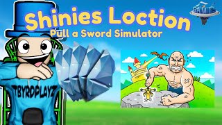 How to get all 5 Shinies in Pull a Sword Simulator  Roblox [upl. by Dorolice]