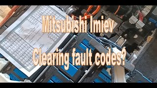 Can I clear fault codes  Battery PCB investigations electriccar mitsubishi electricalrepair [upl. by Joycelin950]