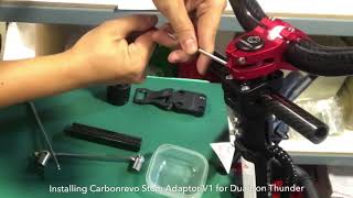 Installation of Carbonrevo Stem Adaptor V1 for Dualtron [upl. by Dachy878]