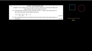 Grade 12 p1 Optimization Problems  Minima  Maxima [upl. by Amargo787]