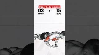 Upper body exercise home workout 🏋️‍♂️🏋️❤️gymmotivation motivation [upl. by Lorianne160]