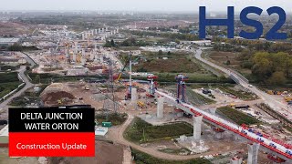 HS2 Delta Junction Construction  October 24 update [upl. by Aleb]