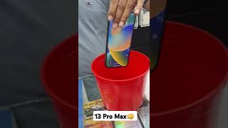 Iphone 13 Pro Max Water proof Checking😯😲 shorts iphone apple used [upl. by Akyre]