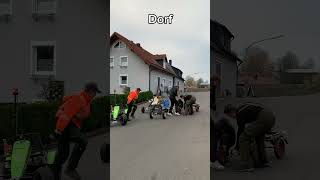 Stadt vs Dorf Thema Rennen 🔥🔥🔥 dorf dorfkind funny fun gokart fail farming [upl. by Lipcombe]