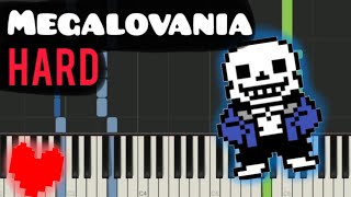 Megalovania Piano HARD  Undertale BY Toby Fox [upl. by Shriver236]