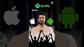 Apple Music vs Spotify  Best Music Streaming App in India shorts [upl. by Jandel842]