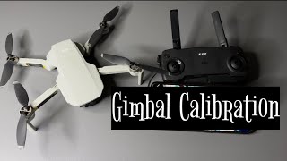 Dji Mavic Mini Gimbal Calibration Tutorial  How to Calibrate Gimbal dji drone mini [upl. by Nanni677]