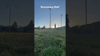 Boomerang Ball football god kickers AdamBotkin soonersportscom [upl. by Katushka24]