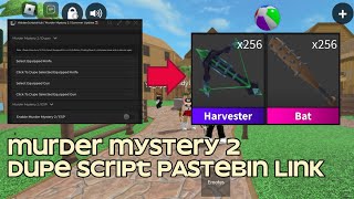 Mm2 script pastebin link  Summer Update  Dupe Knives And Guns  Fully Working Dupe Method  📜❗ [upl. by Refiffej]