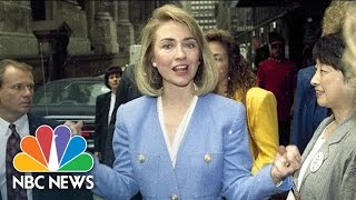 Hillary Clinton As First Lady  Flashback  NBC News [upl. by Ahsilrak]