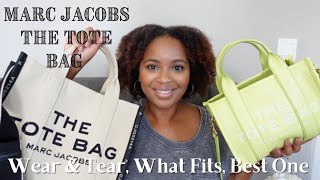 Marc Jacobs Traveler Tote Bag Review  Update Size Comparison Mod Shots [upl. by Noelani221]