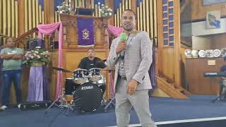 7de laan actor Theodore Jantjies speech at the UCC Roselane Church praise and worship evening [upl. by Heise]