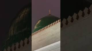 Rain in masjid e nabwi  masjid e nabwi  Roza e rasool  trending viralvideo shorts [upl. by Livvi990]