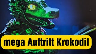 The Masked Singer das Krokodil mit final Countdown  themaskedsinger pro7 [upl. by Publus]