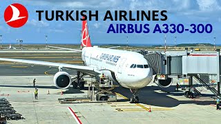 TURKISH AIRLINES AIRBUS A330300 Economy  Paris  Istanbul  Flight Review [upl. by Hakim322]