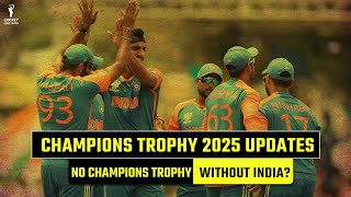 Champion Trophy 2025 Updates  Will India Go to Pakistan For Champion Trophy championstrophy2025 [upl. by Ardnohsed525]