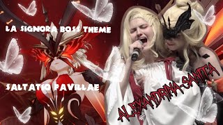 AlexandrinaSanita — La Signora Boss Theme — Saltatio Favillae Genshin Impact [upl. by Aihseyt248]