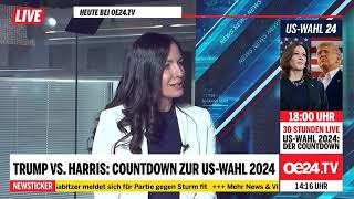 Dr Maria HubmerMogg Liste DNA Interview bei OE24TV  Themenschwerpunkt USAWahlen 2024 [upl. by Yeltsew547]