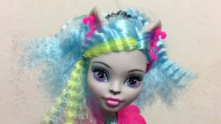 MONSTER HIGH ELECTRIFIED SILVI TIMBERWOLF DOLL REVIEW  HAIR RAISING GHOULS [upl. by Eldwen]