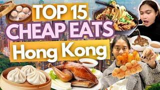 2024 Hong Kong Food Guide 15 MustTry CHEAP Eats w Prices • Hong Kong Best Street Food Tour [upl. by Atinad]